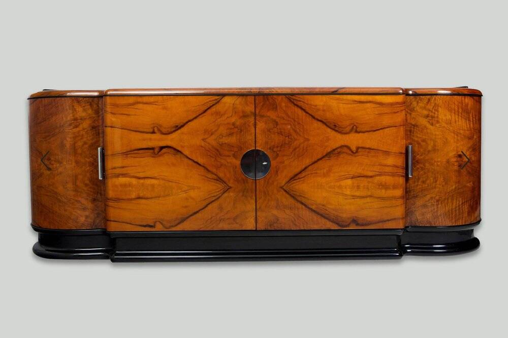 Walnut Sideboard by Jindrich Halabala for Up Zavody, 1920s
