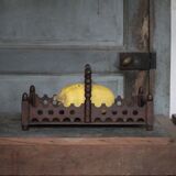 Vintage wooden basket, wooden fruit bowl, kitchen, nature, folk art