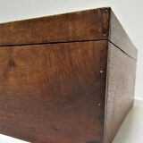 Old patinated solid wood box
