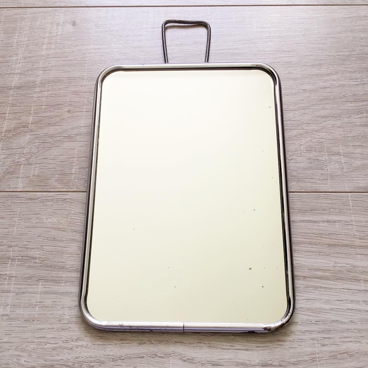 Vintage barber mirror