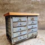 Industrial chest of drawers steel TV sideboard