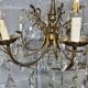 Vintage bronze chandelier