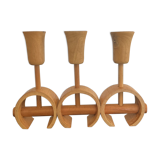 Scandinavian wooden chandelier