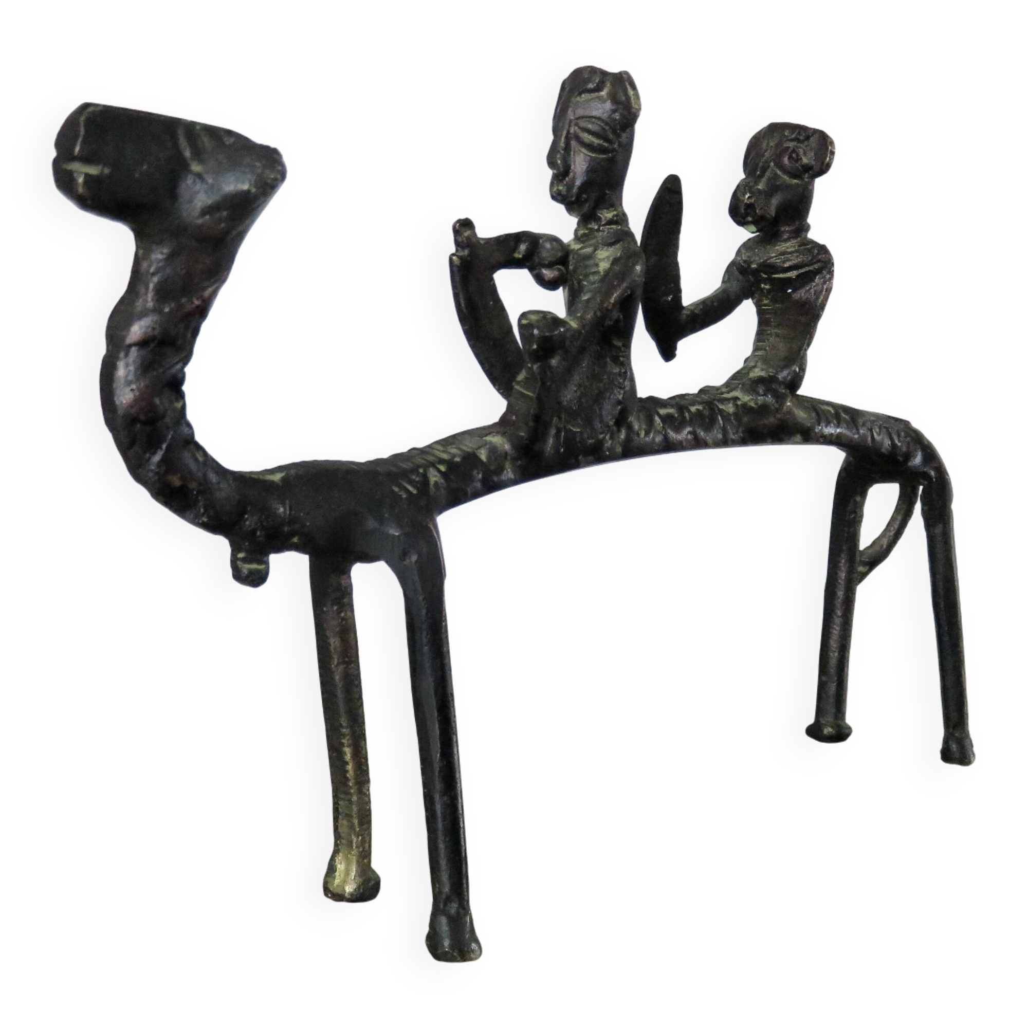 Sculpture, bronze africain, XIXème