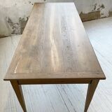 2m oak farm table