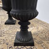 Pair of Medici cast iron vases from Maison Bourgeoise