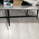 Table basse Roche Bobois octet plateau en verre coloré