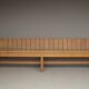 Banc traditionnel hollandais en chêne, école de Delft, années 1920