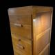 solid oak workshop cabinet, 1950
