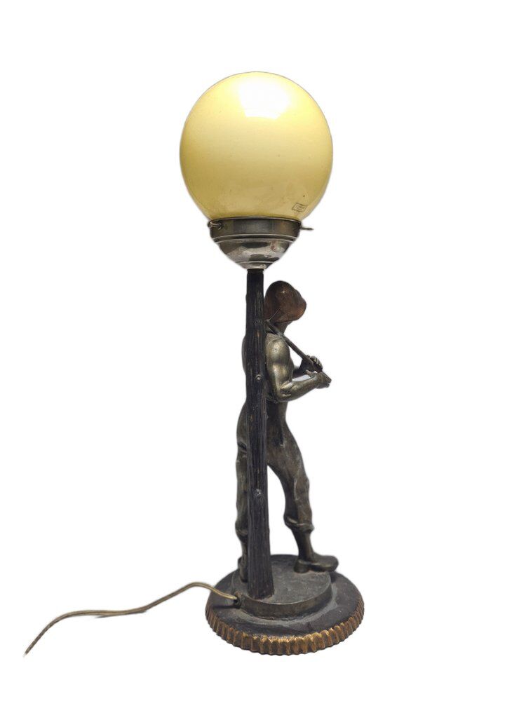 Art Deco bedside lamp, Poland, 1950s