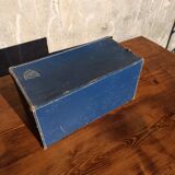 Set of 3 old cardboard suitcases