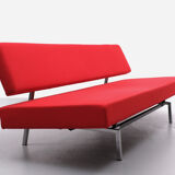 Martin Visser  red sofa day bed 1960s dutch