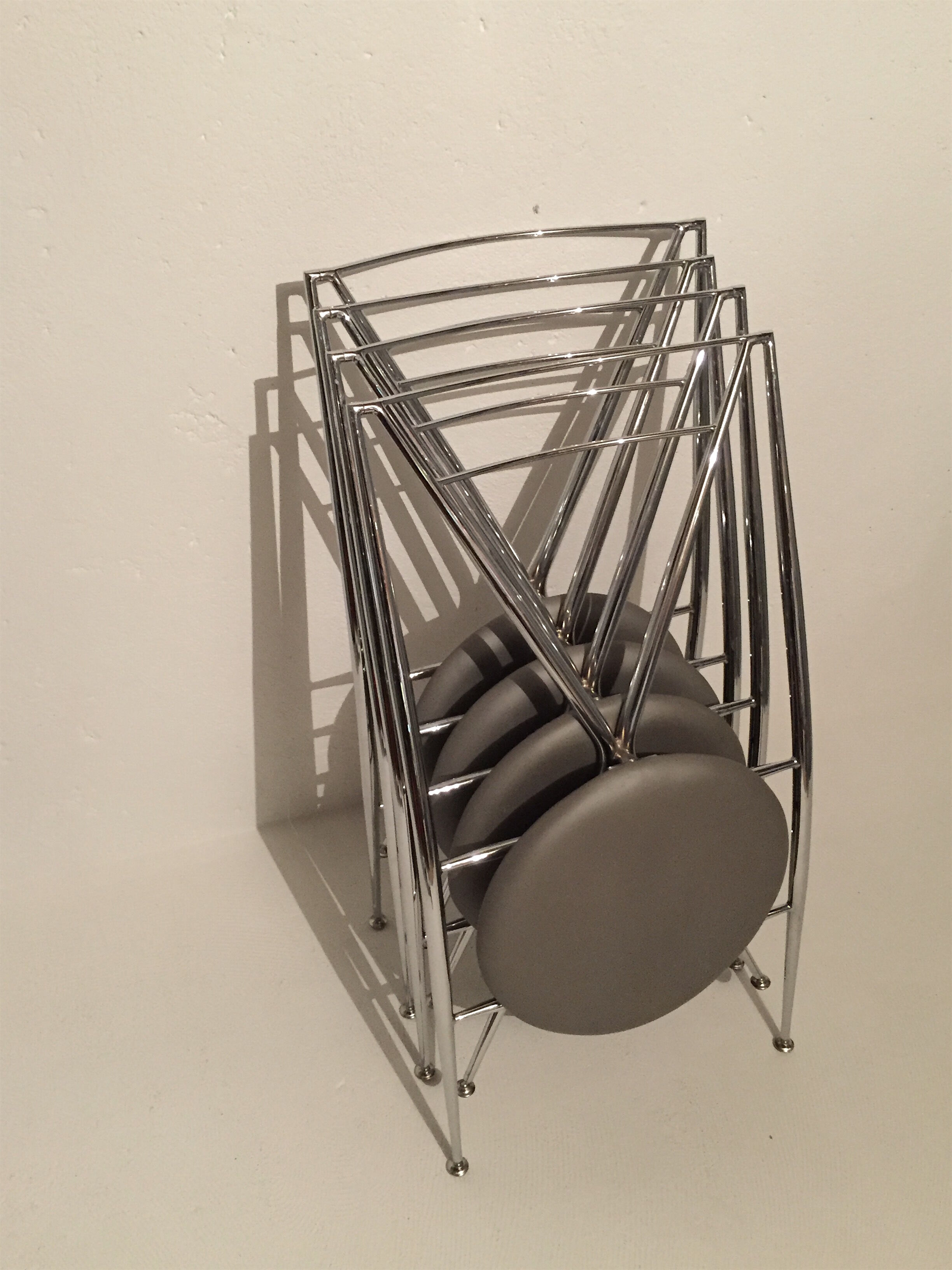 Yamakado, 4 Cinderella folding chairs, design 1987