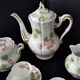 Antique coffee service in Limoges porcelain D&C