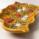 Vintage ceramic enamelled pocket tray with strawberry design – 1960s