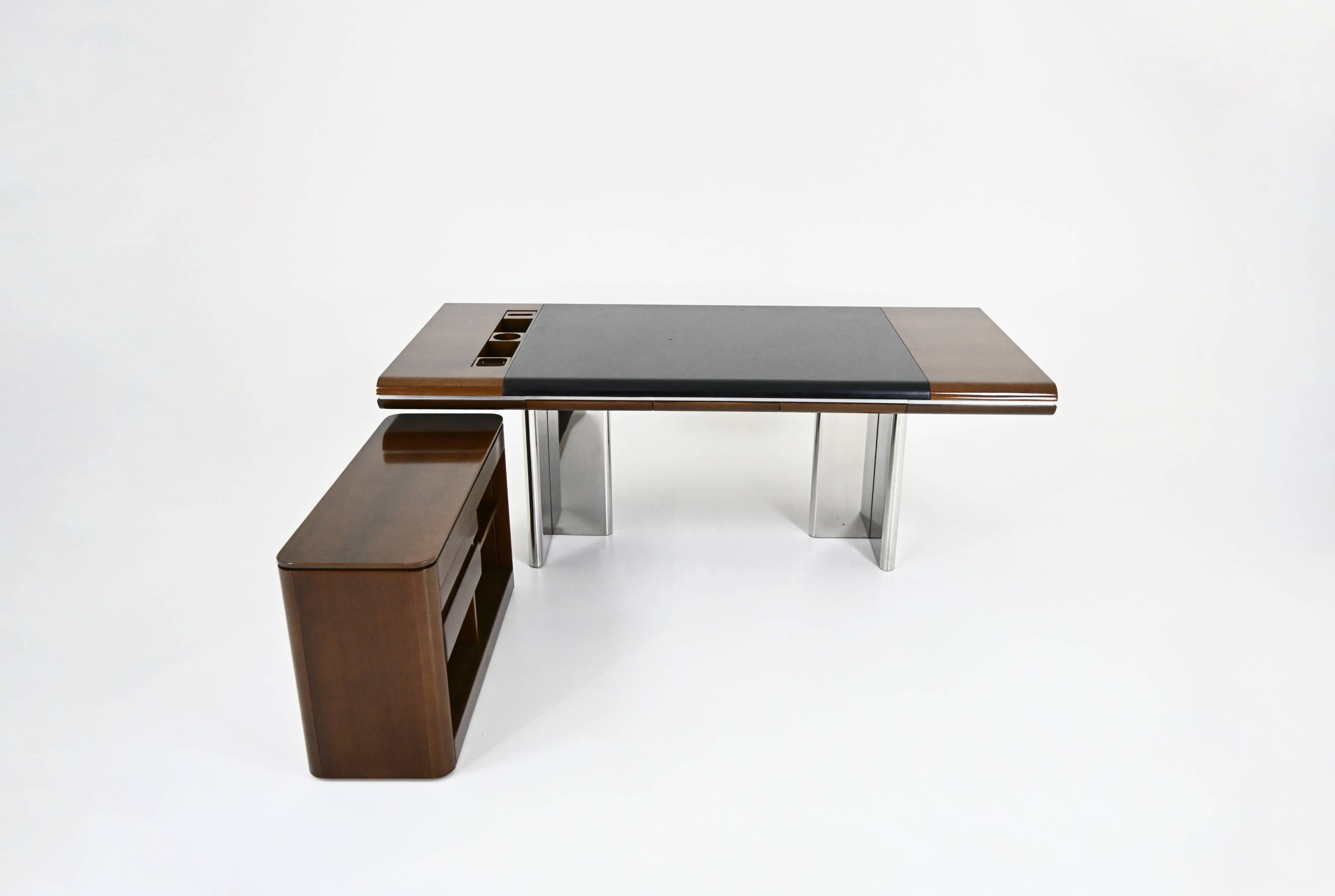 Italian desk by Hans Von Klier for Skipper, 1970s