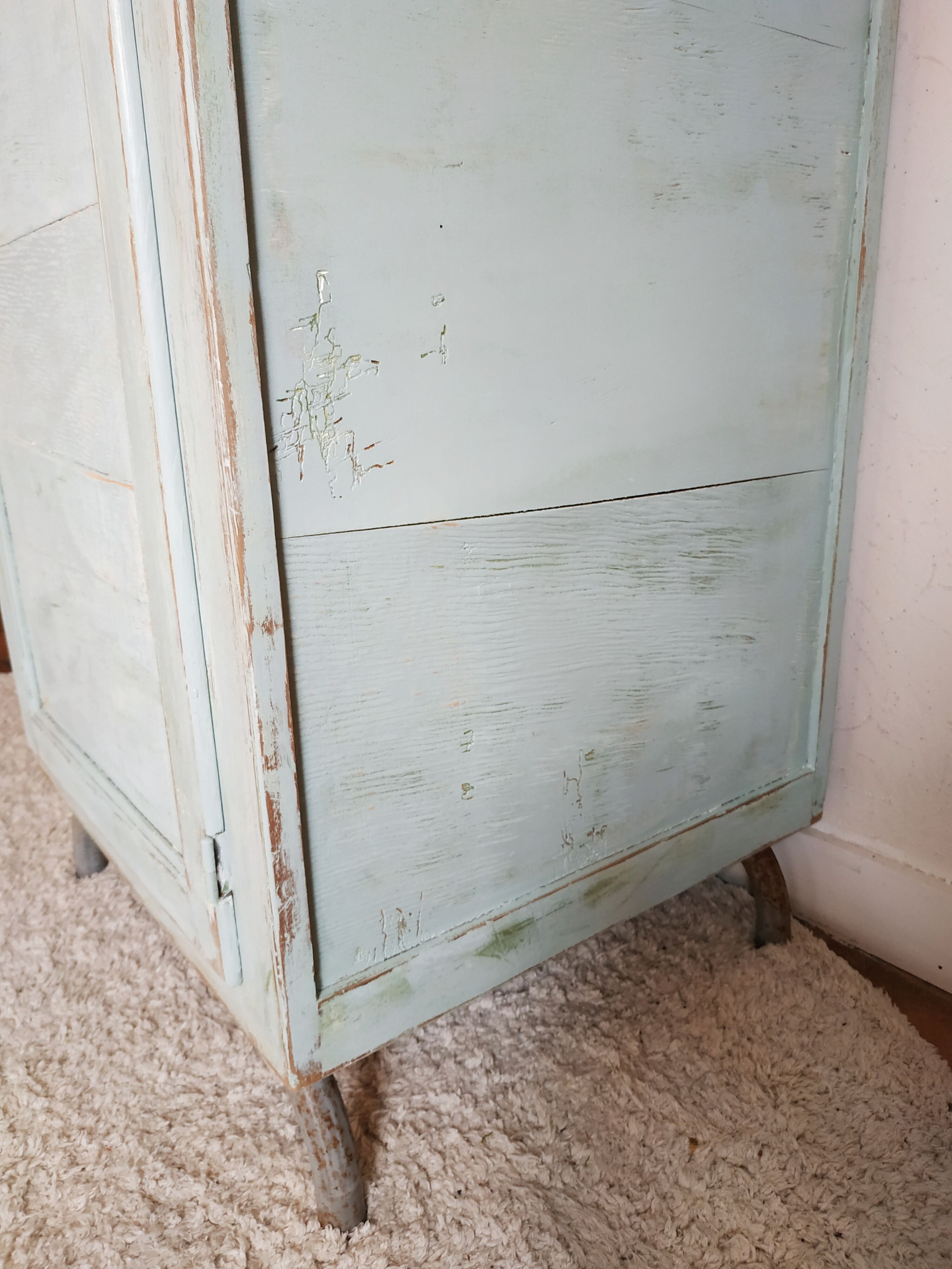 Armoire d'école vestiaire d'internat rénové années 50