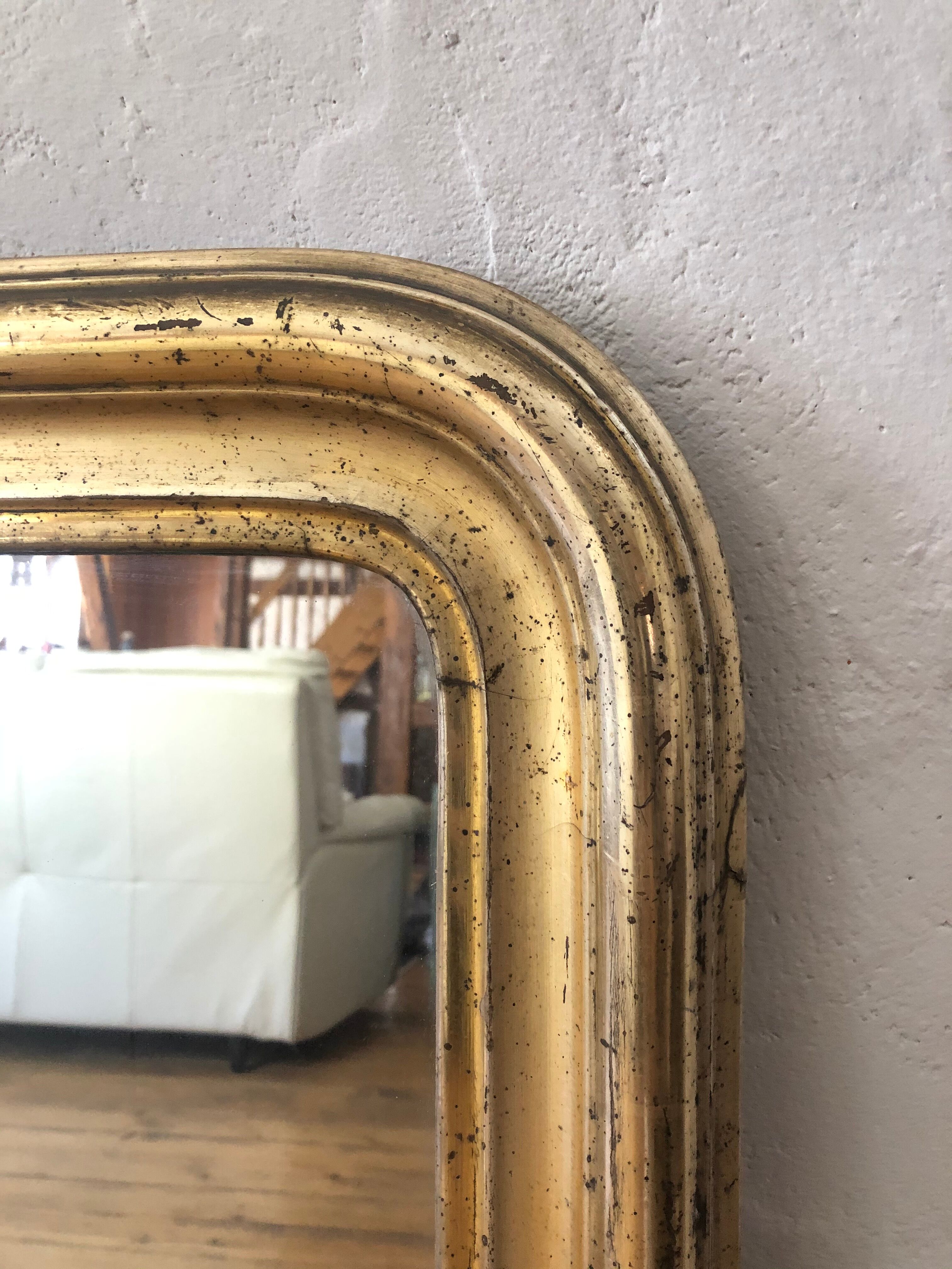 Old mirror type Louis Philippe - 80x55cm