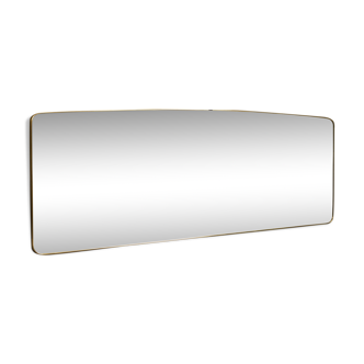 Italian brass mirror from the 50s