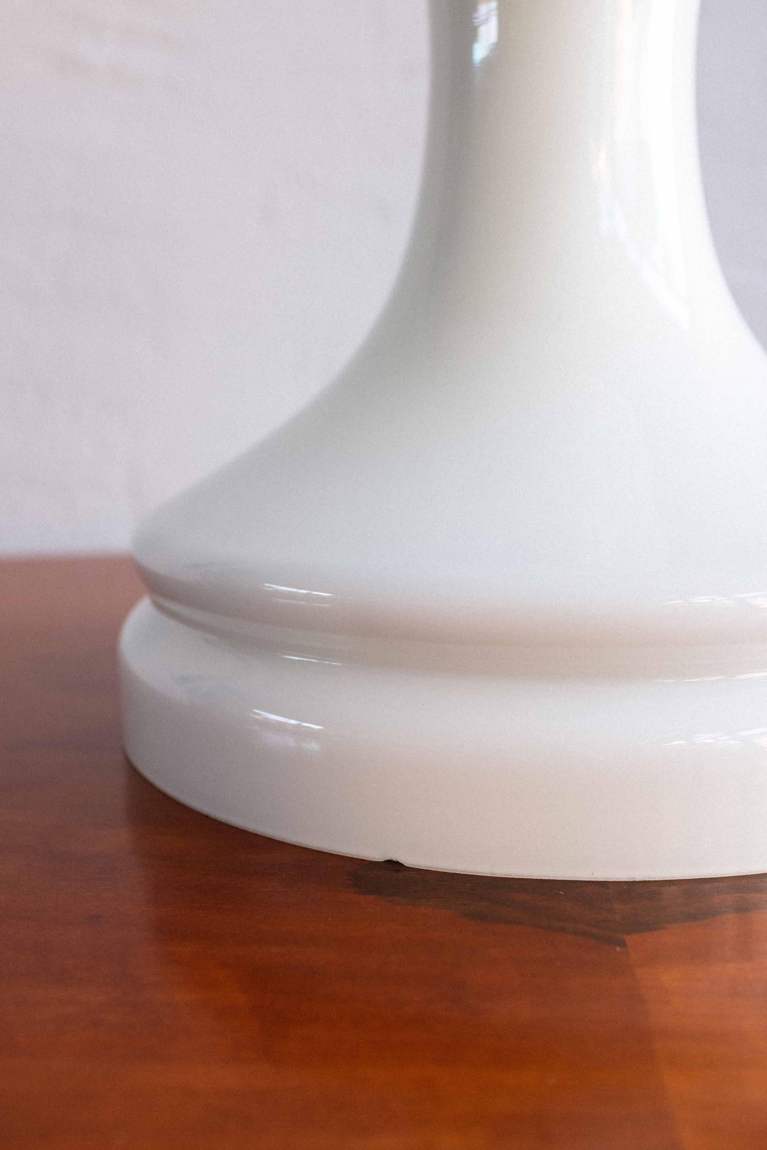 Vintage Czechoslovak Bishop Glass Lamp by Ivan Jakeš, 1970s