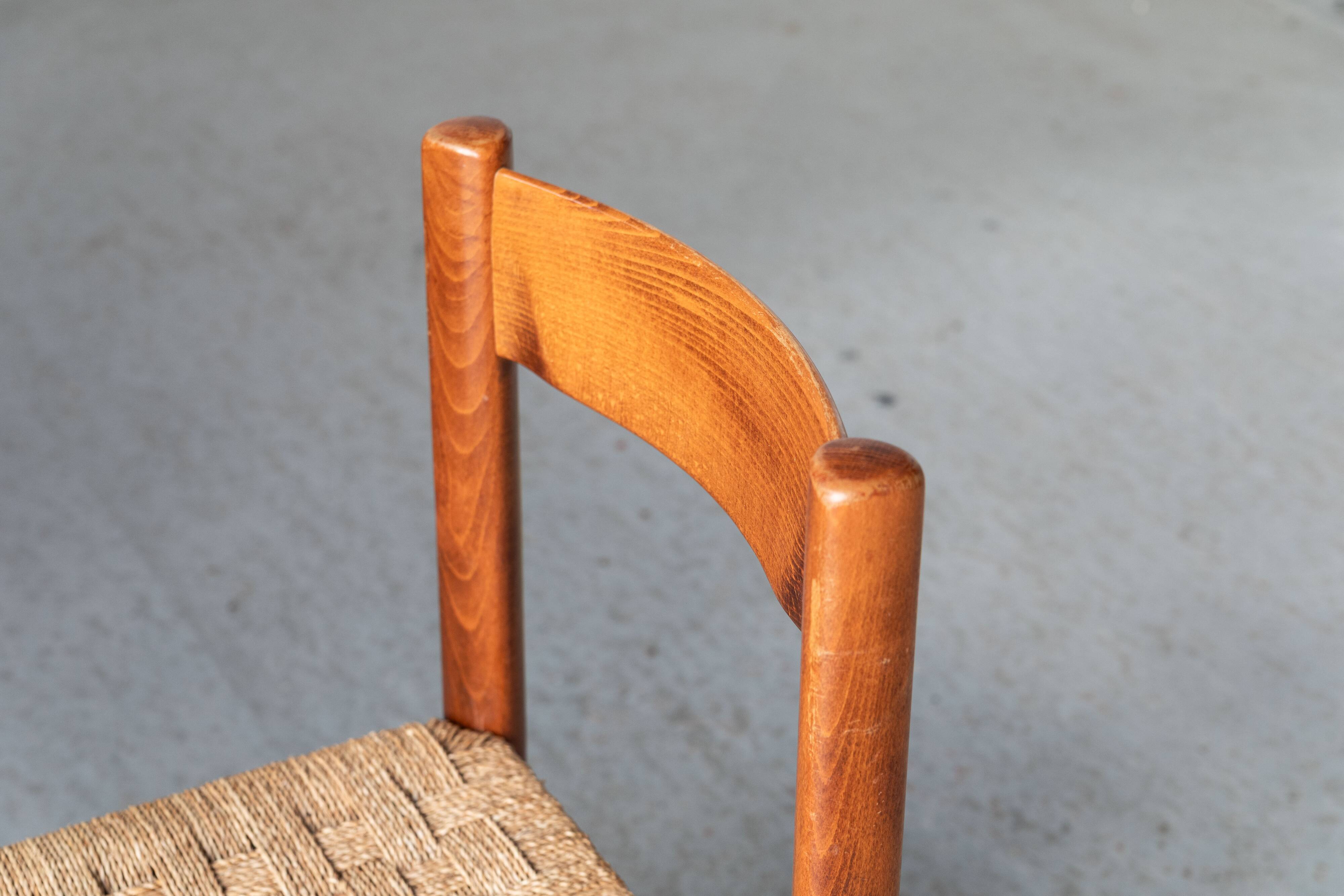 Rustic dining chairs, Italy, 1960's
