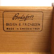 Scandinavian walnut bookcase by Bertil Fridhagen for Bodafors, Sweden, 1960