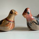 Couple BIRDS Handmade Ceramics MEXICO