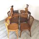 Ensemble de 8 chaises bistrot dépareillées