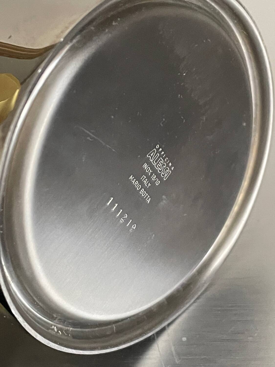 Mario Botta pitcher for Alessi