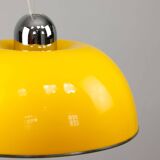 Rare Large Yellow Space-age Pendant from Guzzini, 1970s