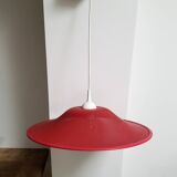 Red perforated hanging
