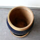 Planter in glazed terracotta, handmade, XXth.