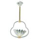 Charming Art Deco Barovier & Toso pendant light chandelier Murano glass, 1950s