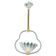 Charming Art Deco Barovier & Toso pendant light chandelier Murano glass, 1950s