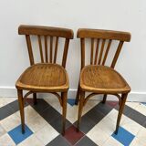 Pair of bistro chairs