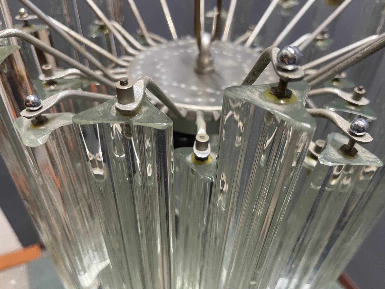 Lustre Trilobi de Murano, années 1970