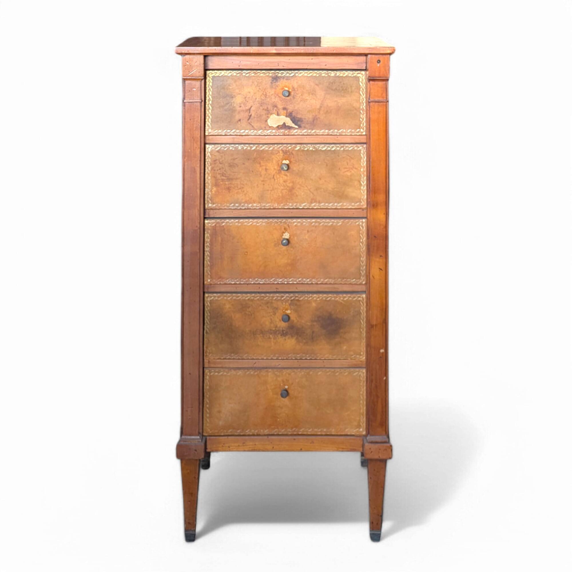 Small Directoire-style cardboard cabinet