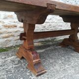 Solid oak farmhouse table