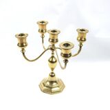 Golden 5-arm candlestick