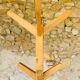 Vintage floor-standing coat rack, circa 1970s