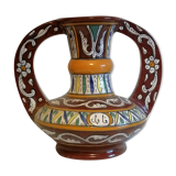Old Tunisian Vase. Nabeul pottery from the 50s.