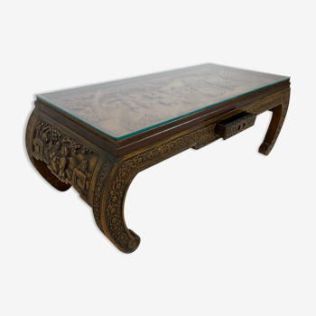 Hand-carved coffee table China 1930s