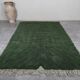Tapis en laine pure fait main traditionnelle vert taille 1,4/2,6 m