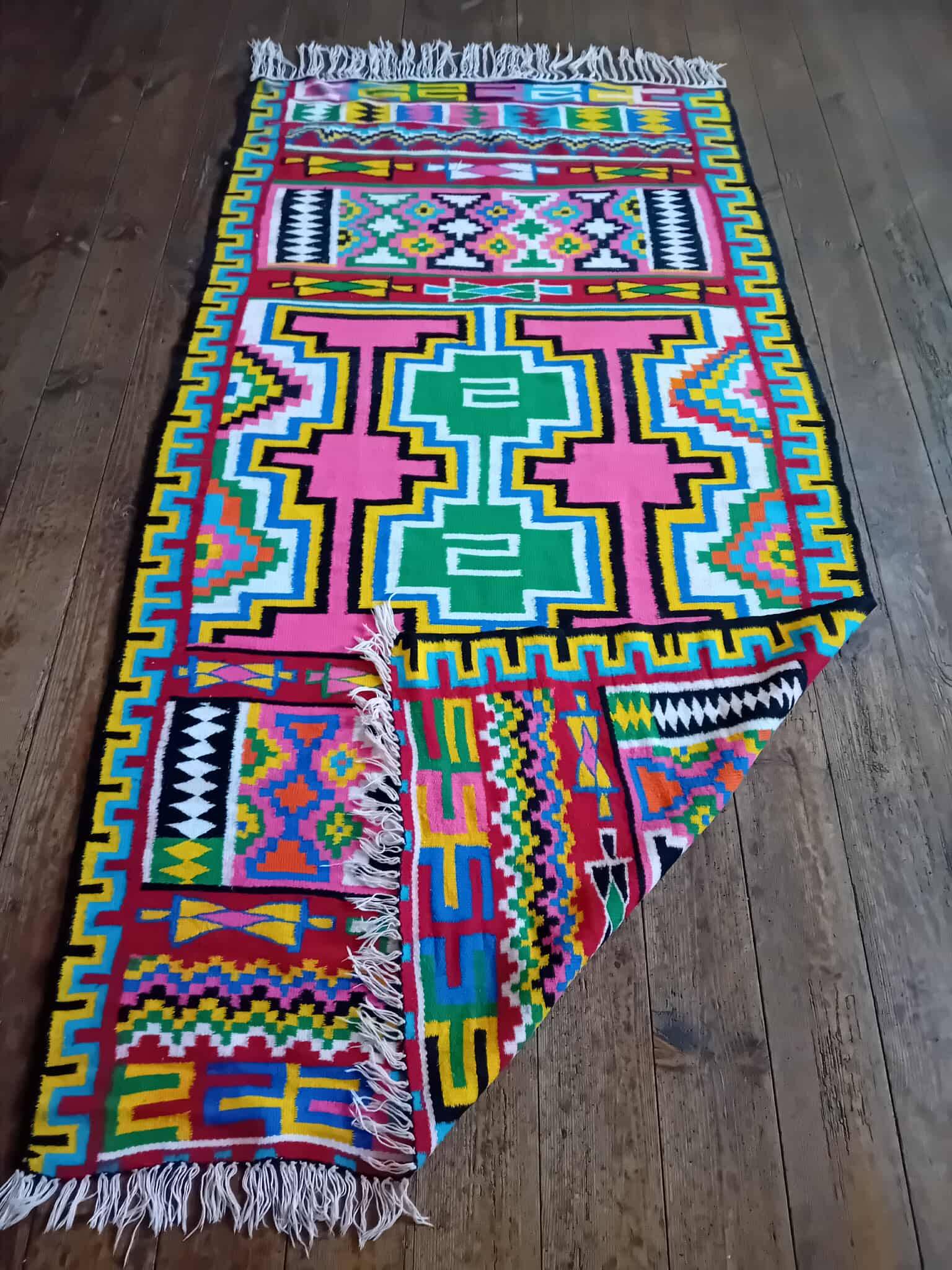 Handmade Algerian Berber Kilim 181x93cm