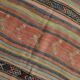 Red & Green Striped Kilim Rug, 130x205Cm
