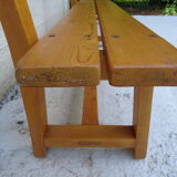 Kindergarten bench solid wood