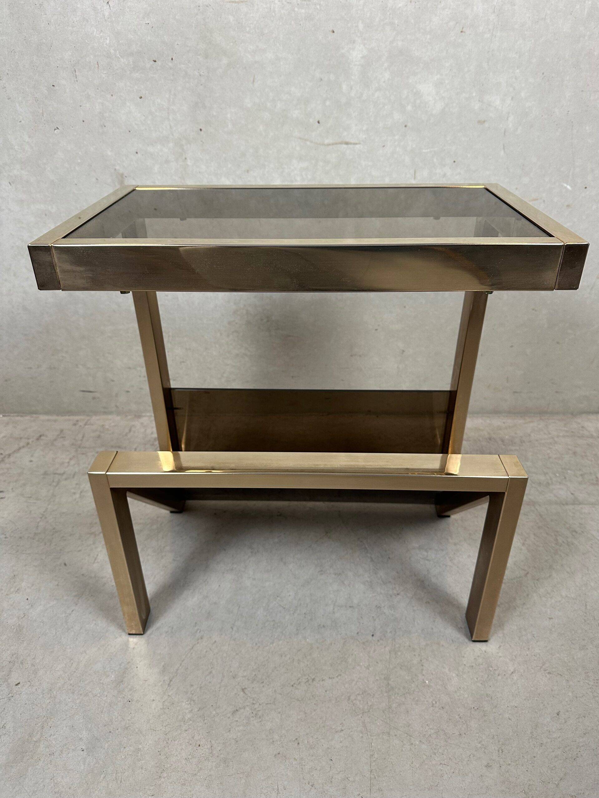 Vintage side table / magazine rack – Belgochrom