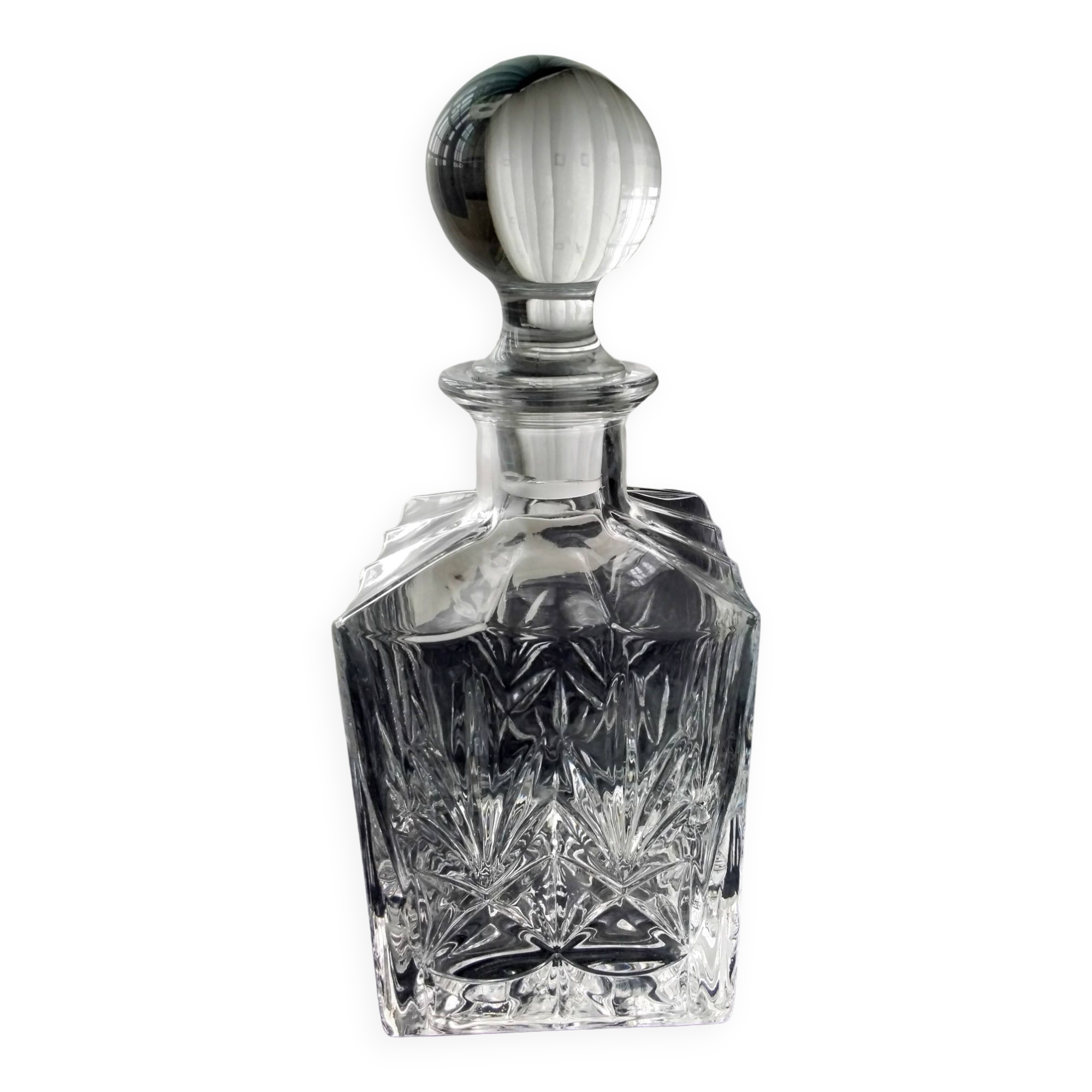 Arques crystal whiskey decanter