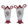 Paire d'anciens vases en barbotine d'Onnaing