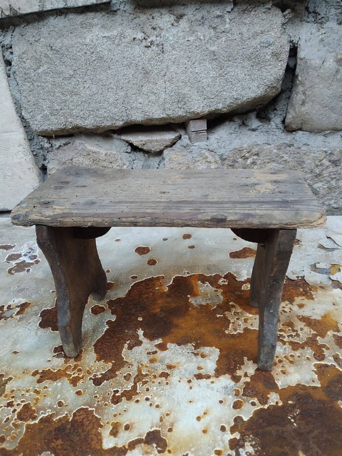 Wooden stool